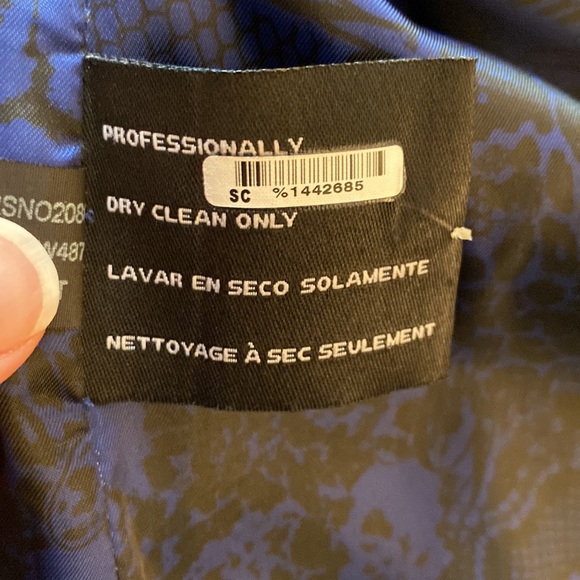 Guess Blue Wool Blend Coat - Picture 5 of 6